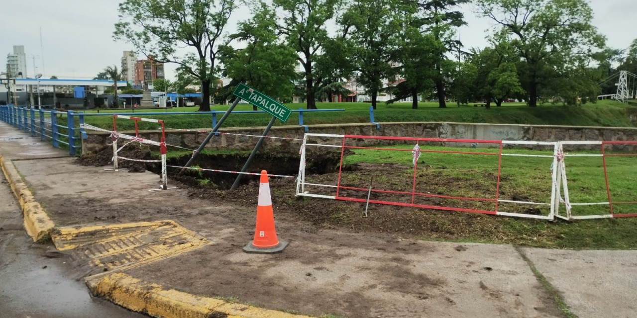 Importante desmoronamiento de tierra en Riobamba y Coln